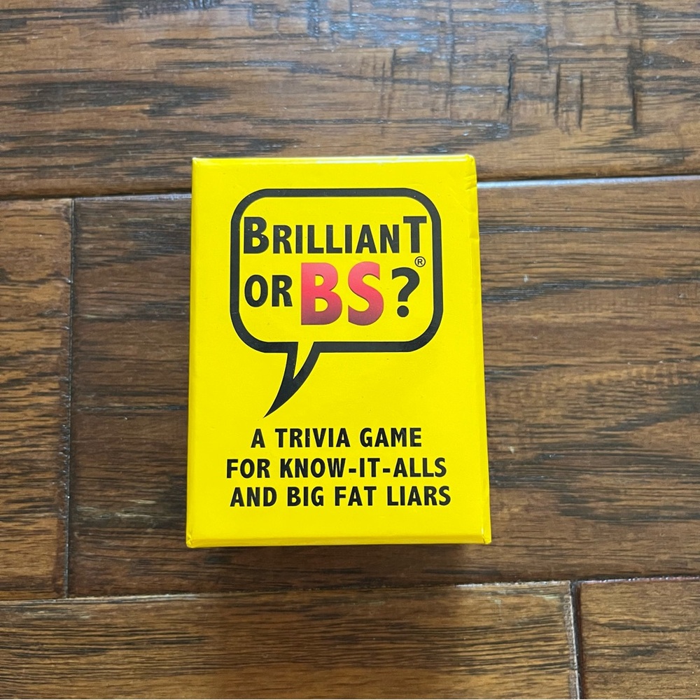 Brilliant or BS? Trivia Game - Yellow